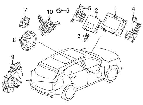 2024 Acura RDX Sound System Diagram 2