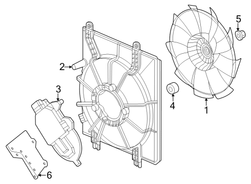 2024 Acura Integra Shroud Diagram for 19015-66V-A11