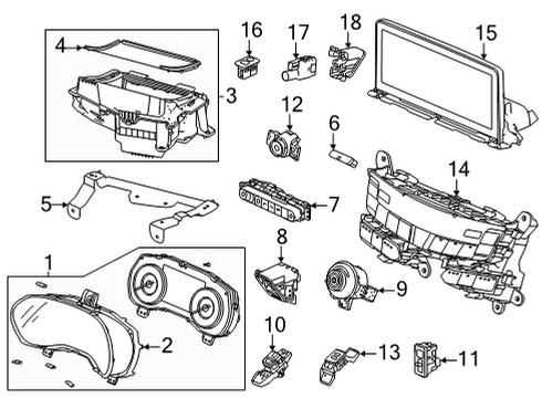 2021 Acura TLX Switch Assembly , Wiper Diagram for 35256-TGY-S31