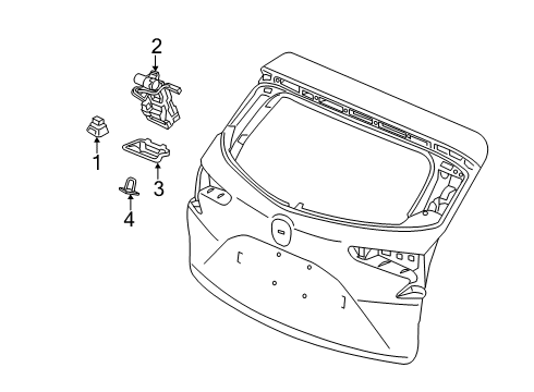 2024 Acura RDX Lock & Hardware Diagram 2