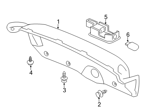 2022 Acura ILX Interior Trim - Trunk Diagram