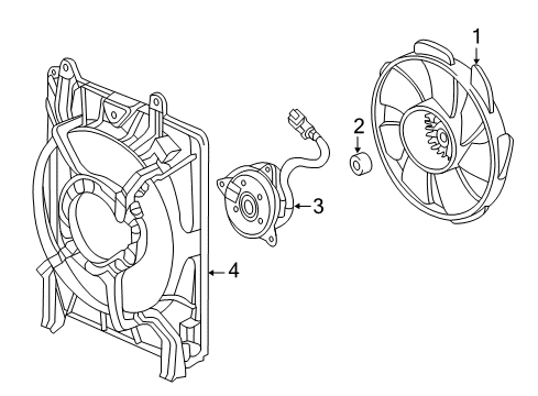 2022 Acura ILX A/C Condenser Fan Diagram