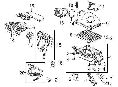 2023 Acura RDX Control Module, Powertrain Diagram for 37820-5YF-AG1