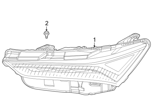 2023 Acura Integra Headlamps Diagram 1