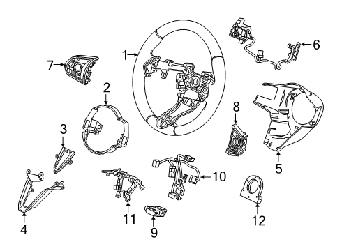 2023 Acura RDX Grip R183L Diagram for 78501-TJB-C31ZB