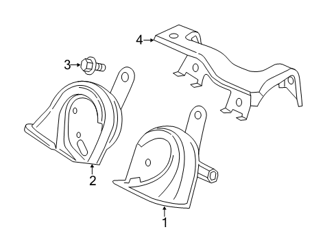 2022 Acura ILX Horn Diagram