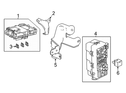 2022 Acura TLX Fuse & Relay Diagram 1