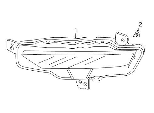 2022 Acura ILX Fog Lamps Diagram