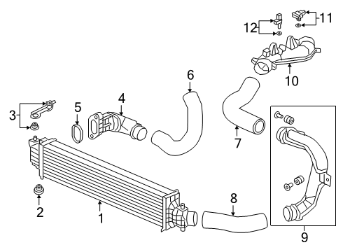 2024 Acura RDX Intercooler Diagram