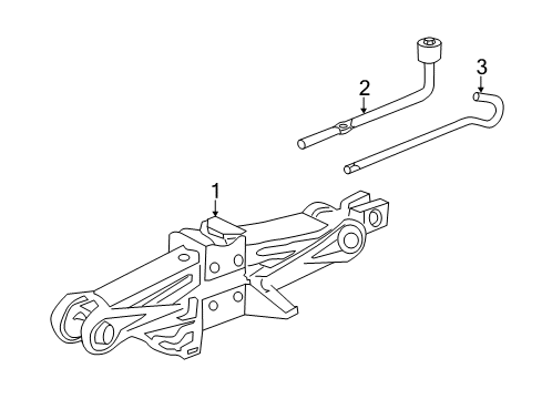 2022 Acura ILX Jack & Components Diagram