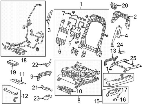 2023 Acura MDX Heated Seats Diagram 1