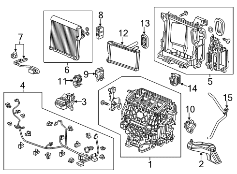 2022 Acura RDX Valve, Expansion Diagram for 80220-TJB-A51