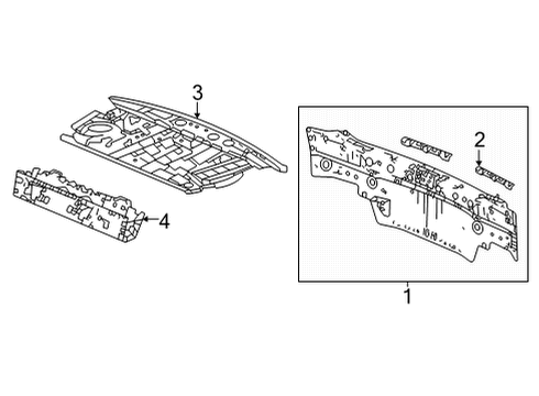 2023 Acura TLX Rear Body Diagram