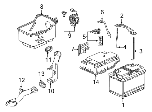 2024 Acura RDX Battery Diagram