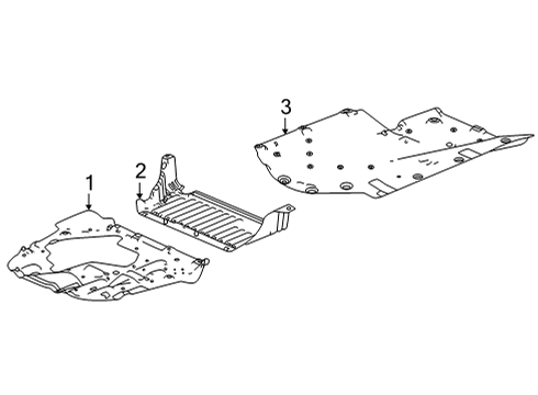 2024 Acura MDX Exterior Trim - Pillars Diagram