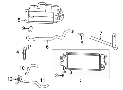 2021 Acura TLX Hose Diagram for 19581-6S9-A00