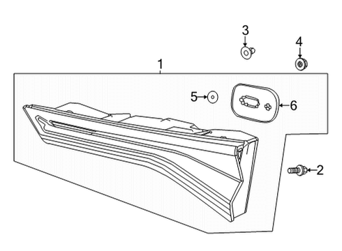 2023 Acura MDX Backup Lamps Diagram