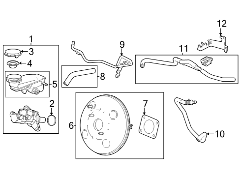 2024 Acura Integra Master Cylinder Set Diagram for 46101-T60-A00