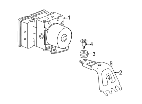 2023 Acura MDX MODULATOR ASSY., VSA Diagram for 57100-TYA-A06