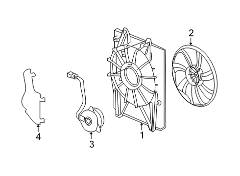 2024 Acura MDX A/C Condenser Fan Diagram 2