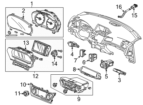 2022 Acura ILX Automatic Temperature Controls Diagram 2