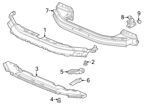 2023 Acura Integra Bumper & Components - Front Diagram 2