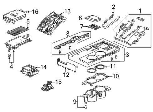 2022 Acura TLX Gear Shift Control - AT Diagram