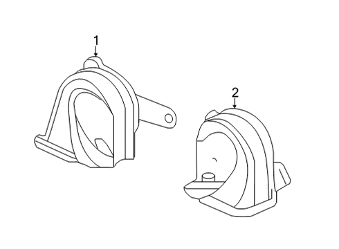 2024 Acura MDX Horn Diagram