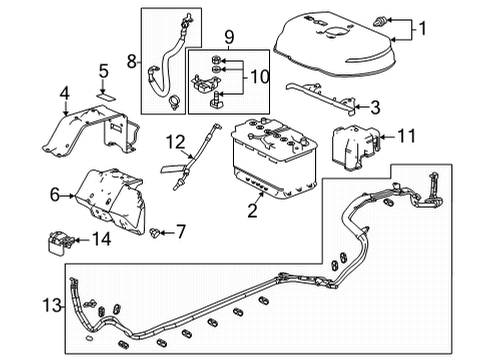 2023 Acura TLX Battery Diagram