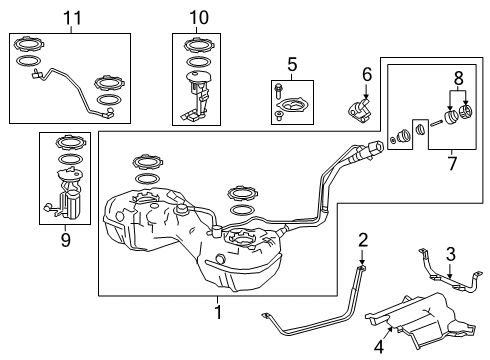 2024 Acura RDX Fuel System Components Diagram