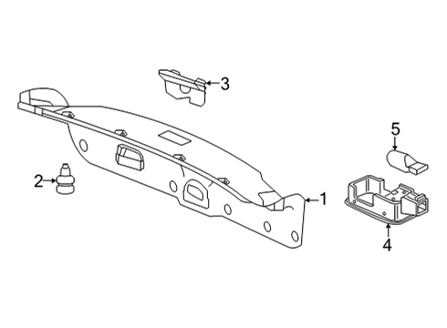 2023 Acura TLX Interior Trim - Trunk Diagram