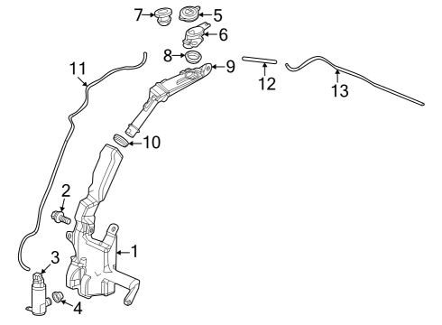 2023 Acura Integra Wipers Diagram 2