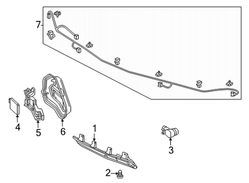 2023 Acura MDX Lane Departure Warning Diagram 2