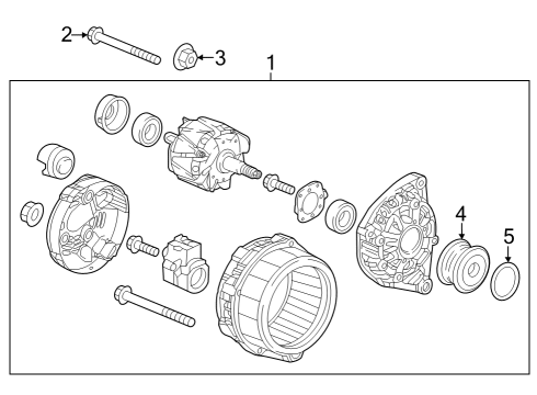 2024 Acura Integra Alternator (Csc1) Diagram for 31100-6PV-305