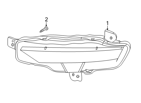 2024 Acura RDX Fog Lamps Diagram