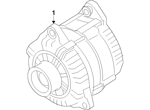 2022 Acura ILX Alternator Diagram 1