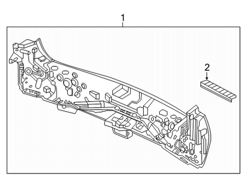 2024 Acura MDX Rear Body Diagram