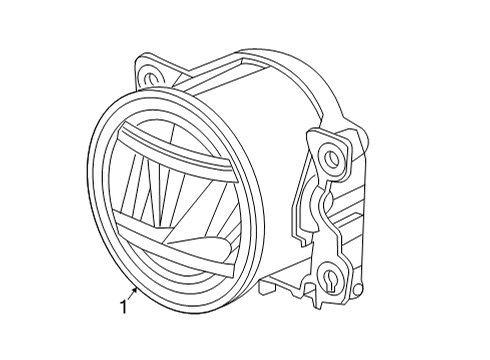 2023 Acura TLX Fog Lamps Diagram