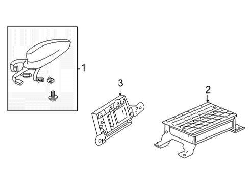 2022 Acura TLX Antenna & Radio Diagram