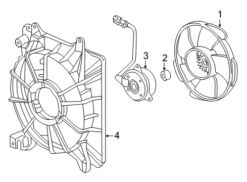 2022 Acura ILX Cooling System, Radiator, Water Pump, Cooling Fan Diagram 1