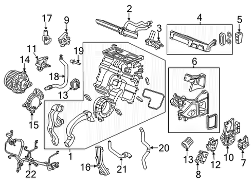 2022 Acura MDX Hose, Discharge Diagram for 80315-TYB-A01