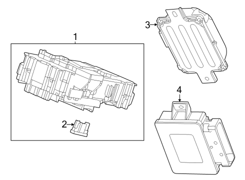 2023 Acura Integra Box Assembly , Fuse Diagram for 38200-3S5-A11