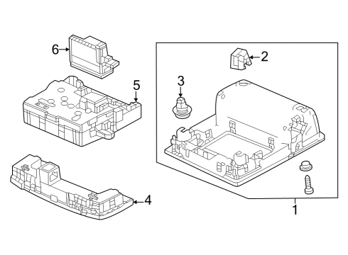 2023 Acura Integra Console Nh900L Diagram for 83250-T20-A01ZA