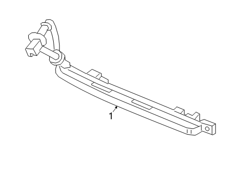 2022 Acura RDX High Mount Lamps Diagram