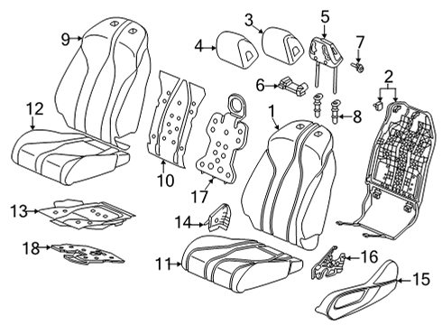 2022 Acura TLX Heated Seats Diagram 2