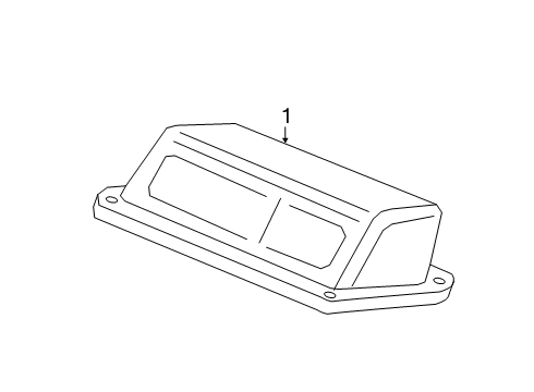 2024 Acura RDX License Lamps Diagram