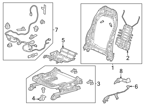 2024 Acura Integra Tracks & Components Diagram 4