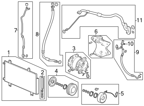 2023 Acura MDX Air Conditioner Diagram 1