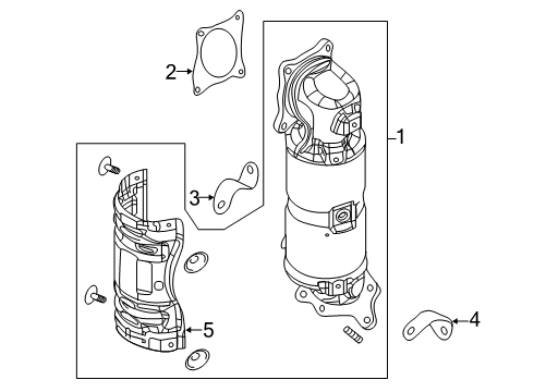 2024 Acura RDX Exhaust Manifold Diagram