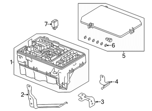 2023 Acura TLX Fuse & Relay Diagram 2